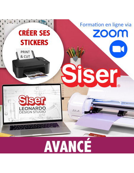 Formation SISER - DATE / HEURE - AVANCÉ - print and cut